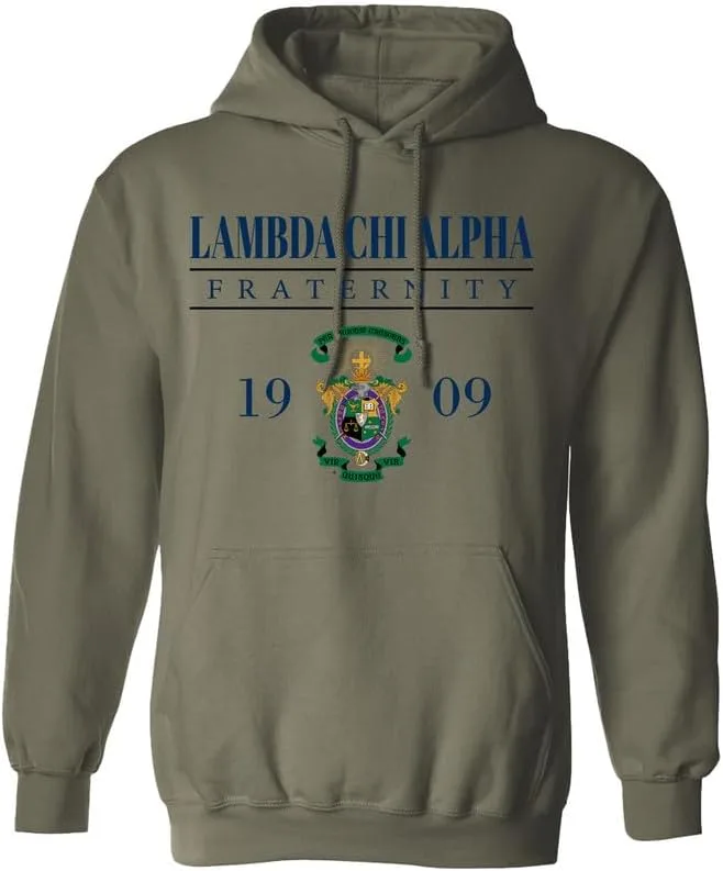 

Толстовка Lambda Chi Alpha с большим логотипом Kite and Crest