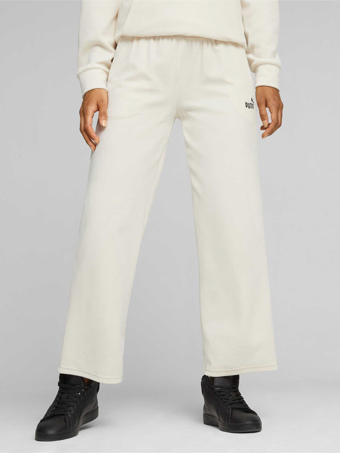 

Спортивные брюки Puma ESS ELEVATED Velour Straight Pants, белый
