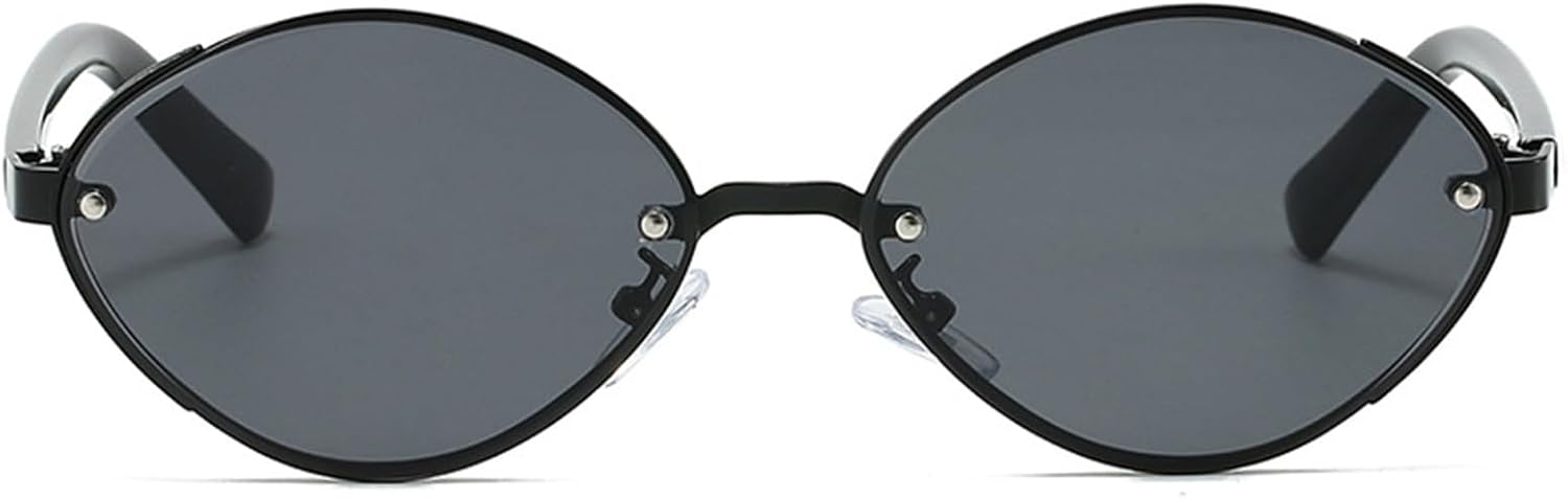 

Солнцезащитные очки Helena без оправы с бриллиантами для женщин и мужчин, мода 90-х, многоугольные солнцезащитные очки в металлической оправе, многоугольные тонированные очки, C6