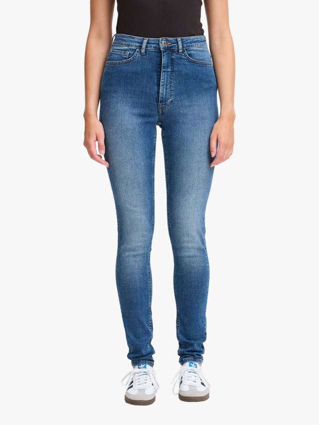 

Джинсы Twiggy с высокой талией и облегающим силуэтом ICHI, Medium Blue