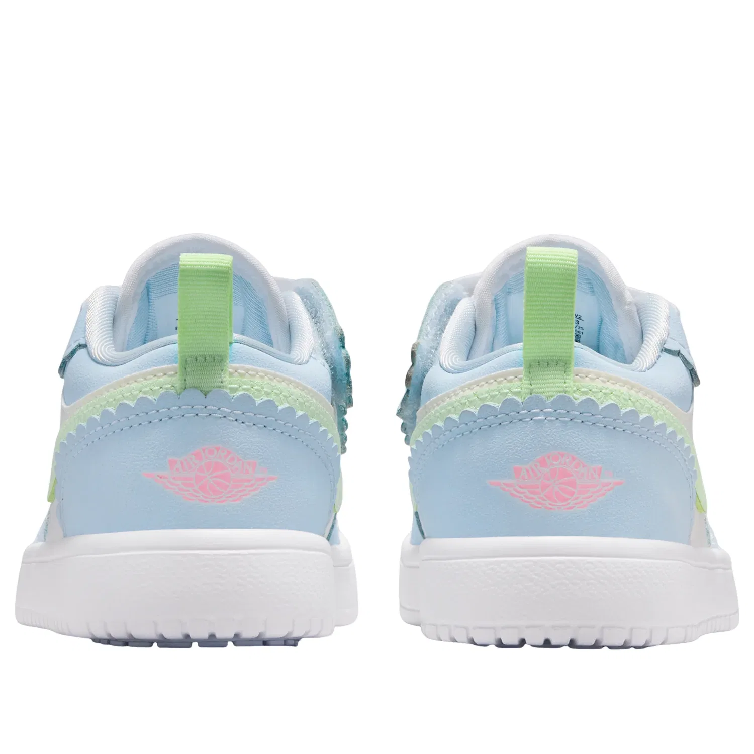 Кроссовки Air Jordan 1 Low ALT SE 'Half Blue Sail Vapor Green' IB7117-403, синий — фото 3