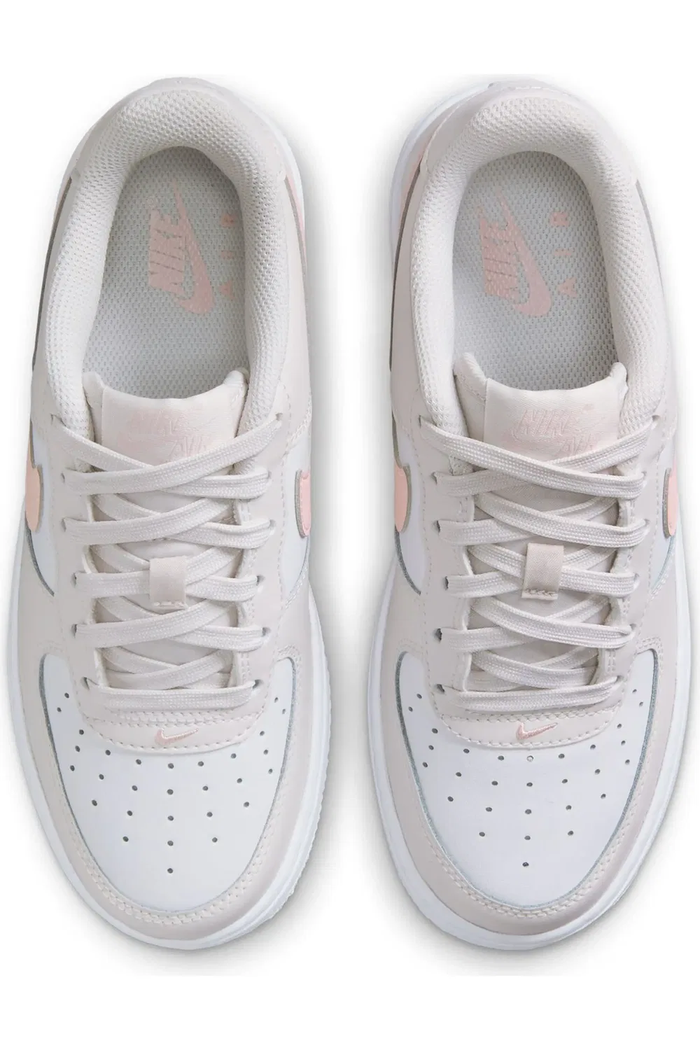 Детские кроссовки баскетбольные Air Force 1 Nike, Phantom/Echo Pink/White — фото 3