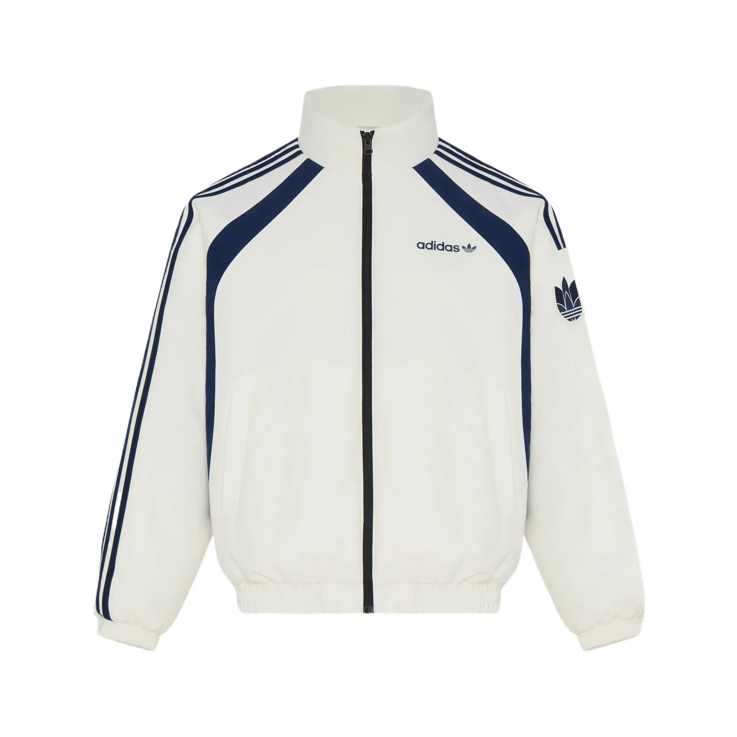 Детский пуховик Unisex Jade White Stand Collar Moderate Adidas Originals, Jade White