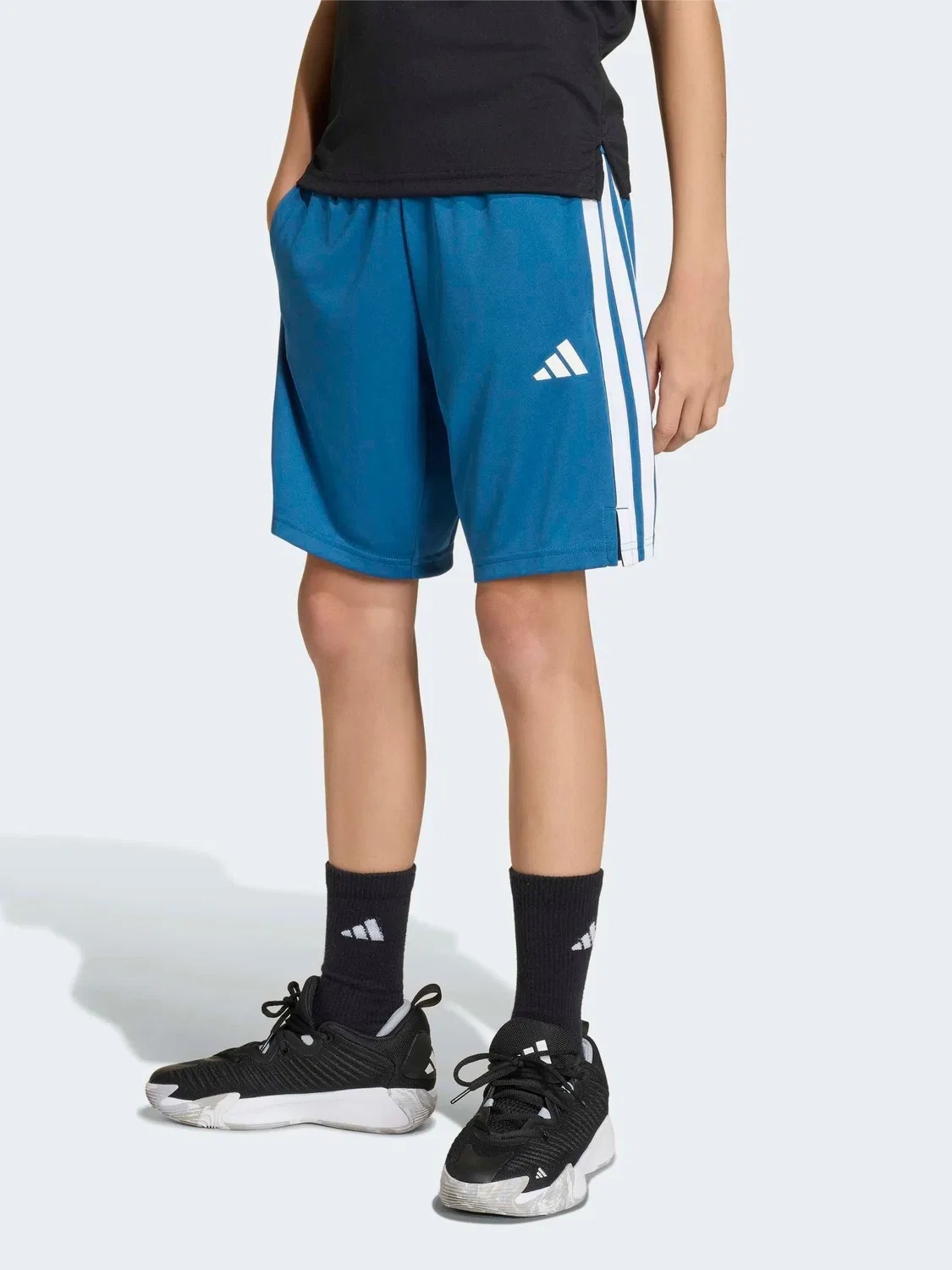Шорты спортивные Train Essentials 3-Stripes adidas, синие