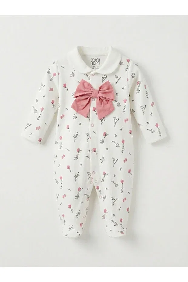 Детский комбинезон для девочек с принтом Mini Ropa, Pink