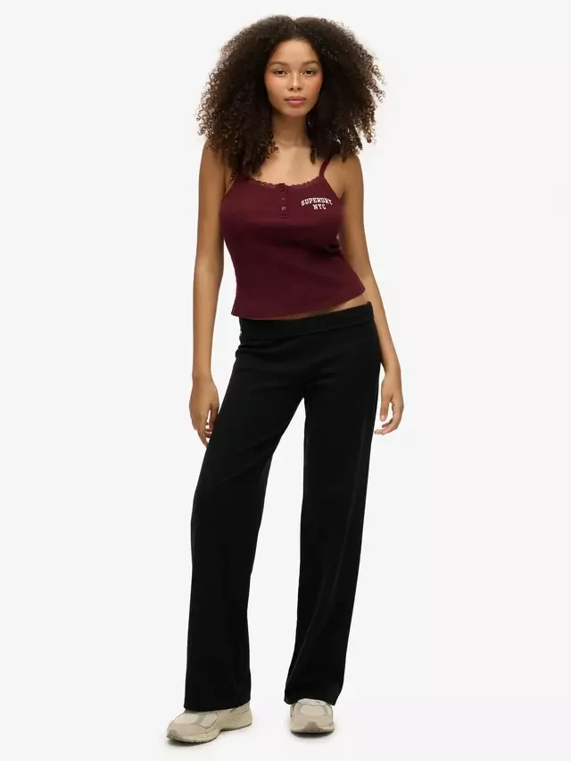 Спортивные брюки-джоггеры Athletic Essentials с откидной задней частью Superdry, Black