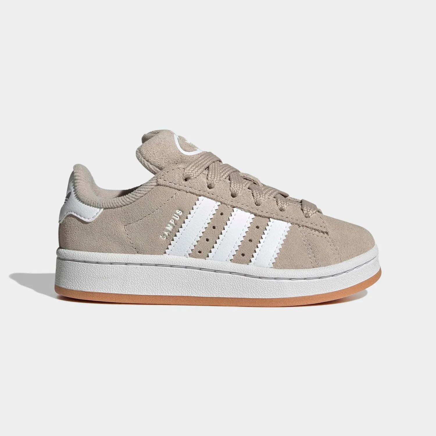 Детские кроссовки с тремя полосками Adidas Originals, Wonder Beige/Ftwr White/Gum 2 — фото 2