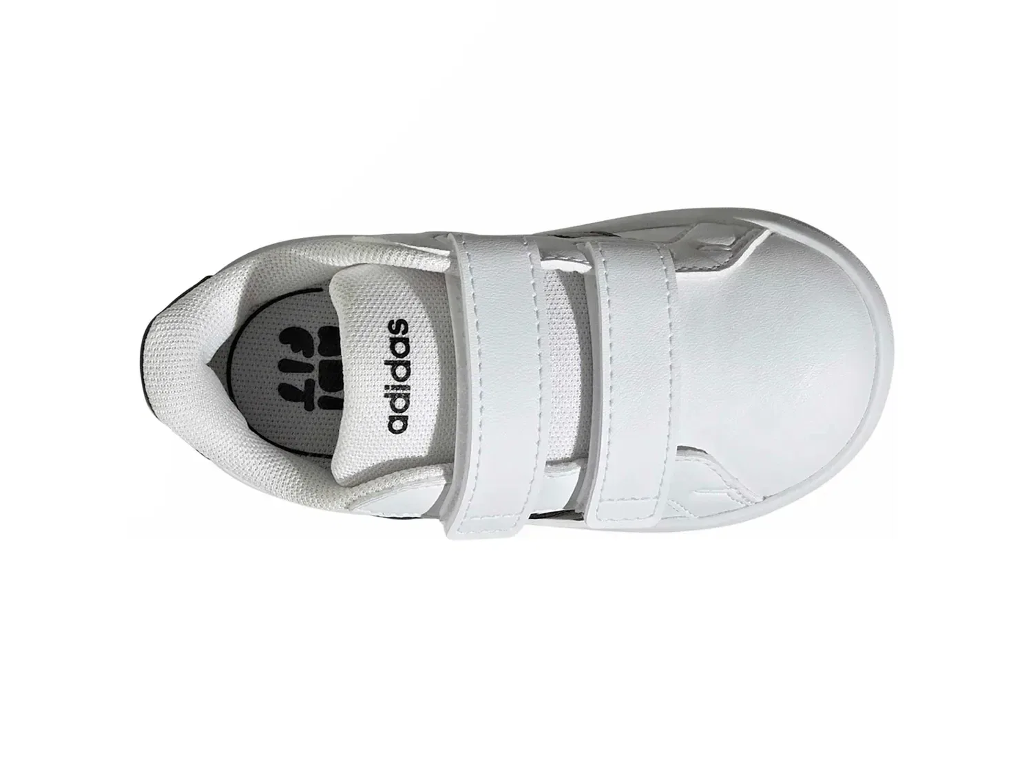 Кроссовки Grand Court 3.0 для малышей, adidas, белый — фото 3