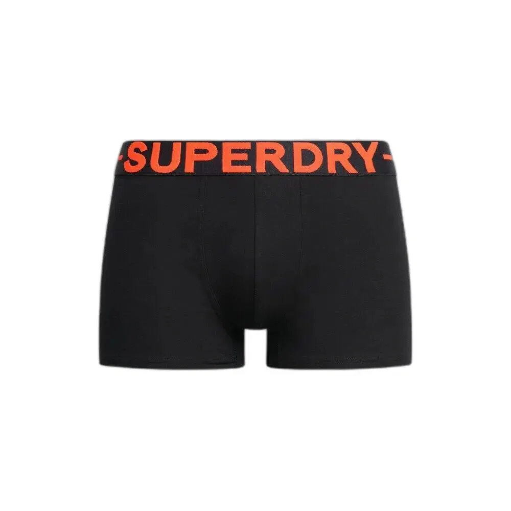 Мужские трусы с принтом Superdry, Черный Оранжевый — фото 4