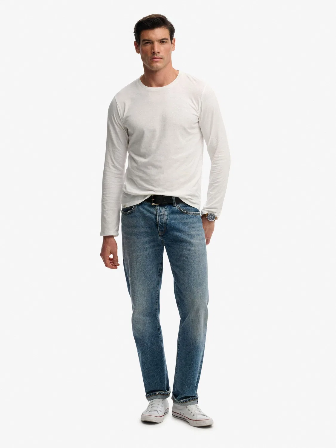 Футболка с длинным рукавом Classic Superdry, белый — фото 2