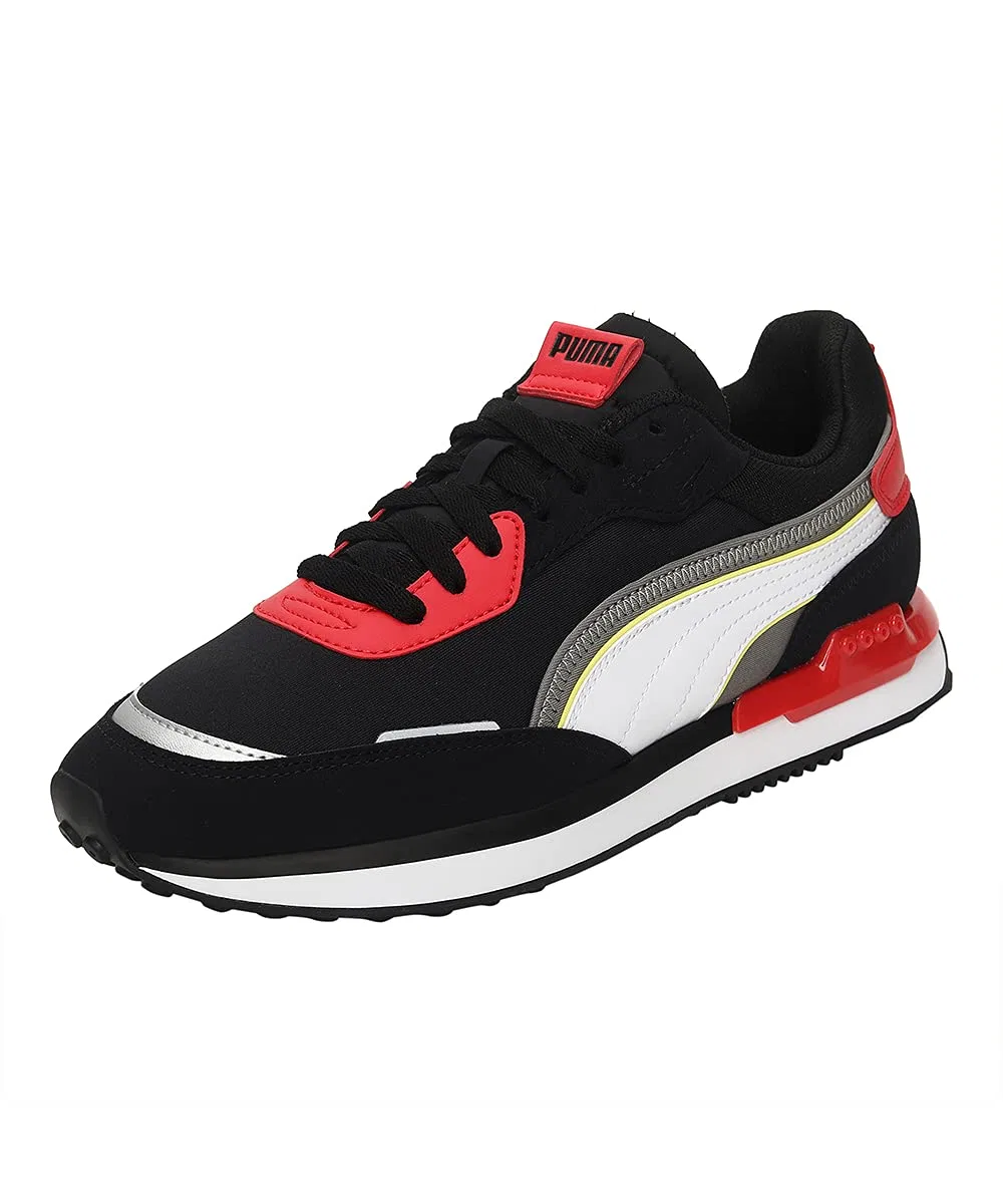 Детские кроссовки с ретро-дизайном City Rider PUMA PUMA Black PUMA White Hig
