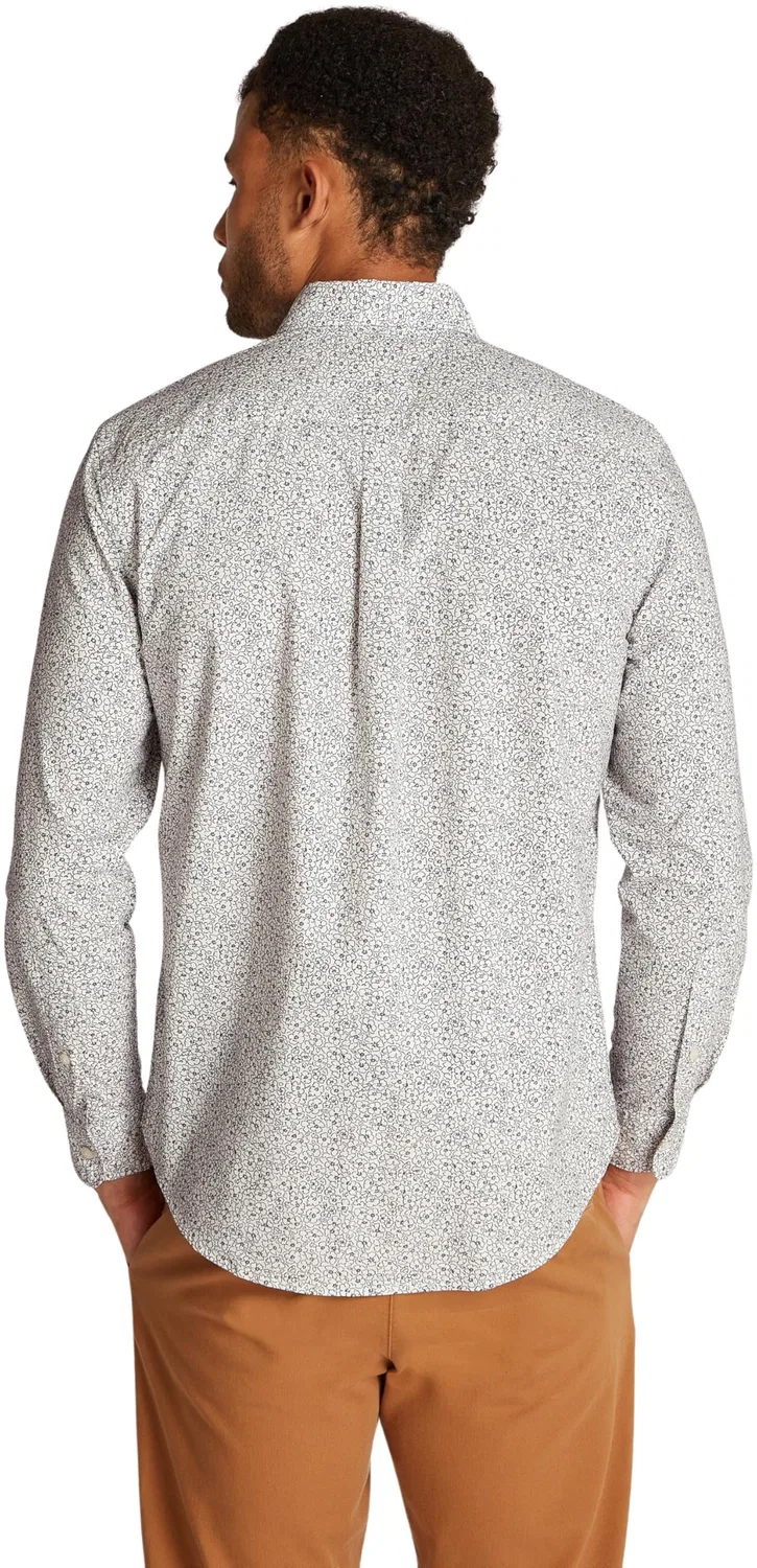 Мужская рубашка из хлопка Tommy Hilfiger, Beige (Ivory Petal / Night Sky Prt) — фото 2