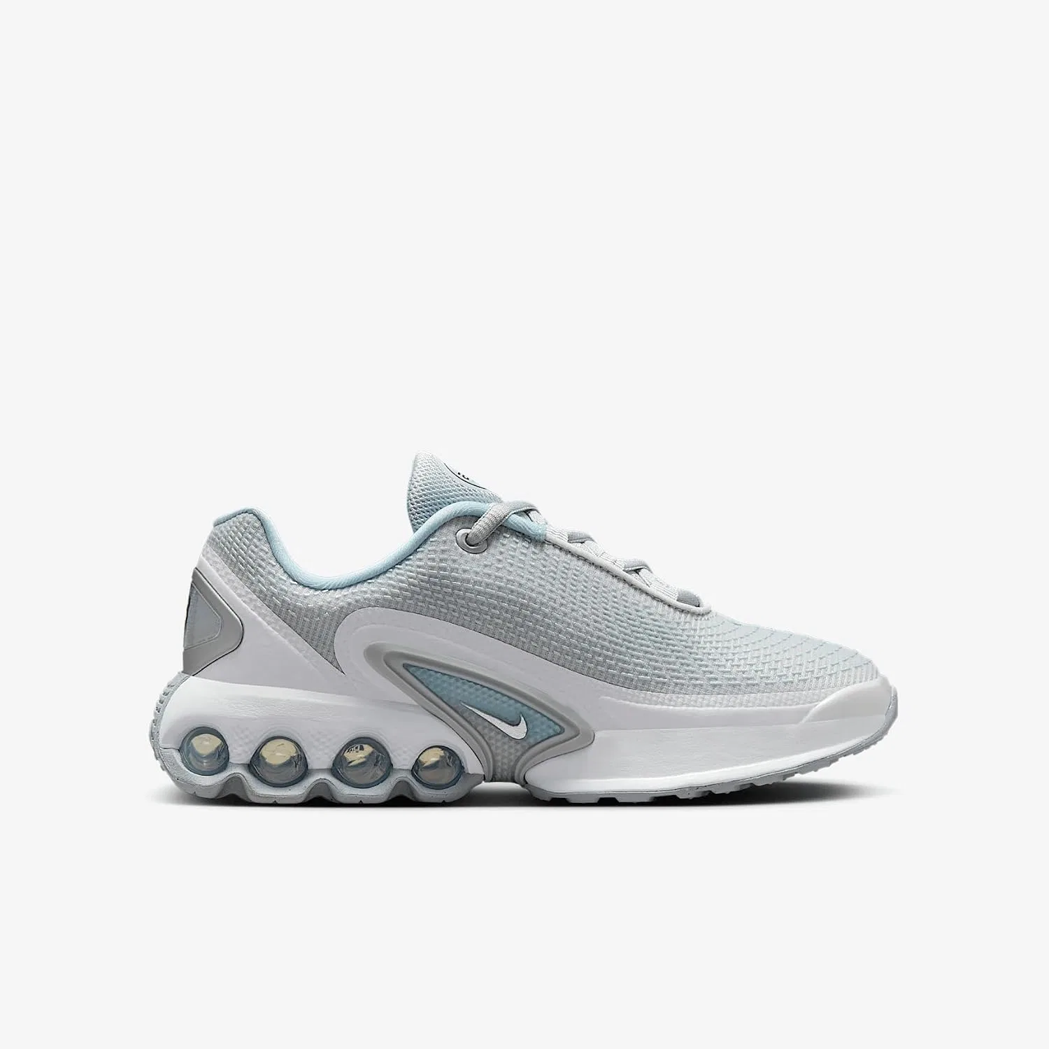 Детские кроссовки для мальчиков Nike Air Max Dn Nike, Pure Platinum/Glacier Blue/White/Metallic Silver — фото 3