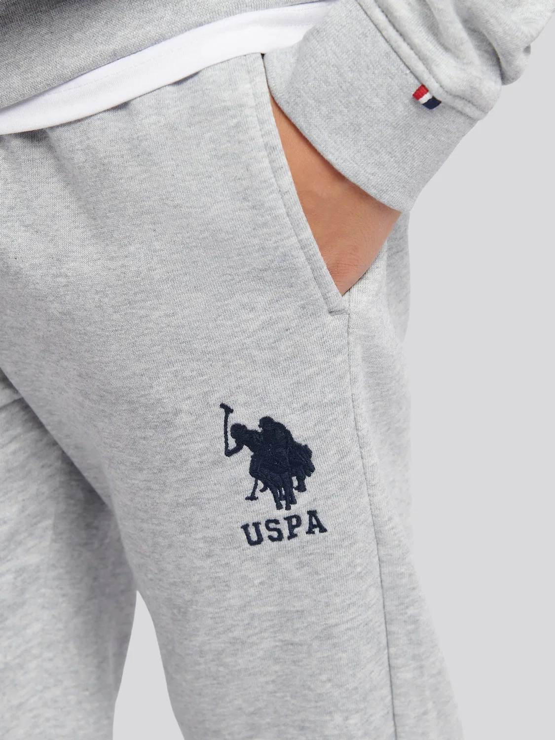 Спортивные брюки Player 3 U.S. Polo Assn, серый — фото 2