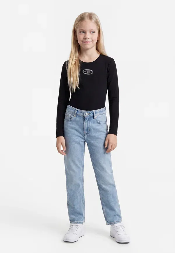 Топ с длинными рукавами Diesel, черный