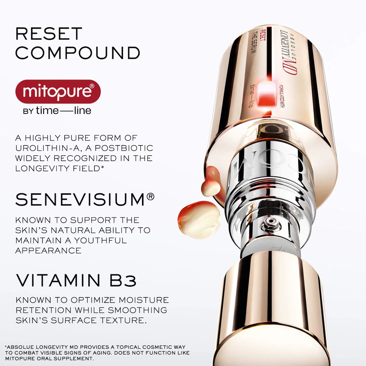 Сыворотка для лица 50 мл антивозрастная Lancôme Absolue Longevity MD Reset — фото 4