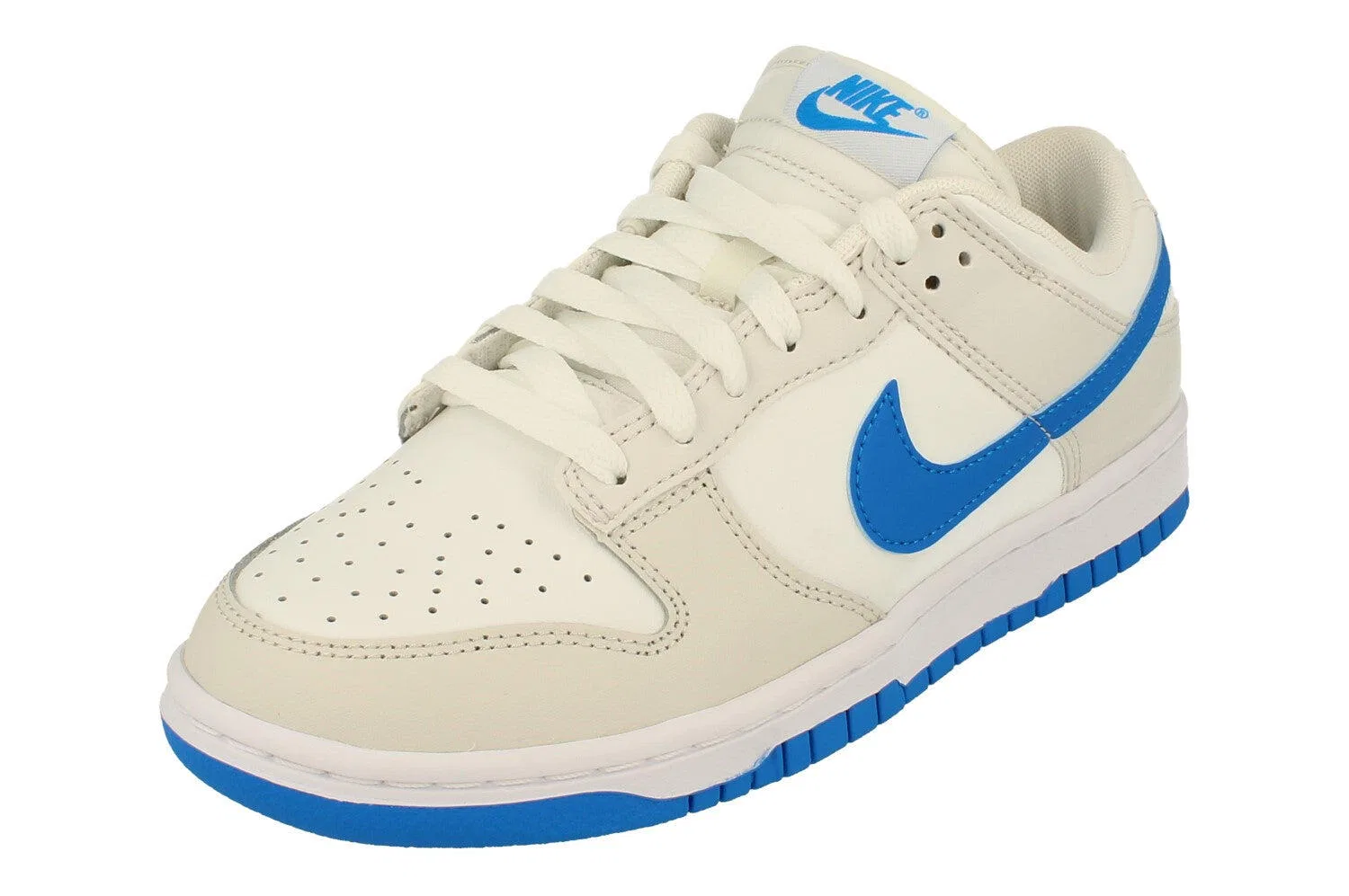 Детские кроссовки с низким профилем Dunk Low Retro Photo Blue Nike, Weiss