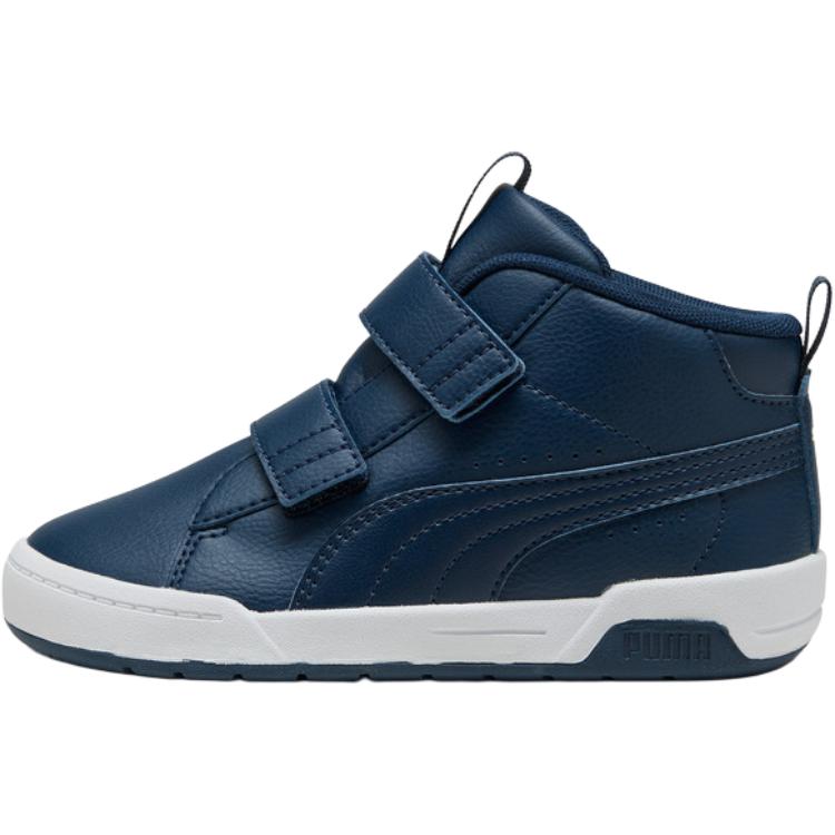 

Multiflex 2 устойчивые к истиранию нескользящие mid top детские скейтбординг ботинки kids' PUMA, темно-синий