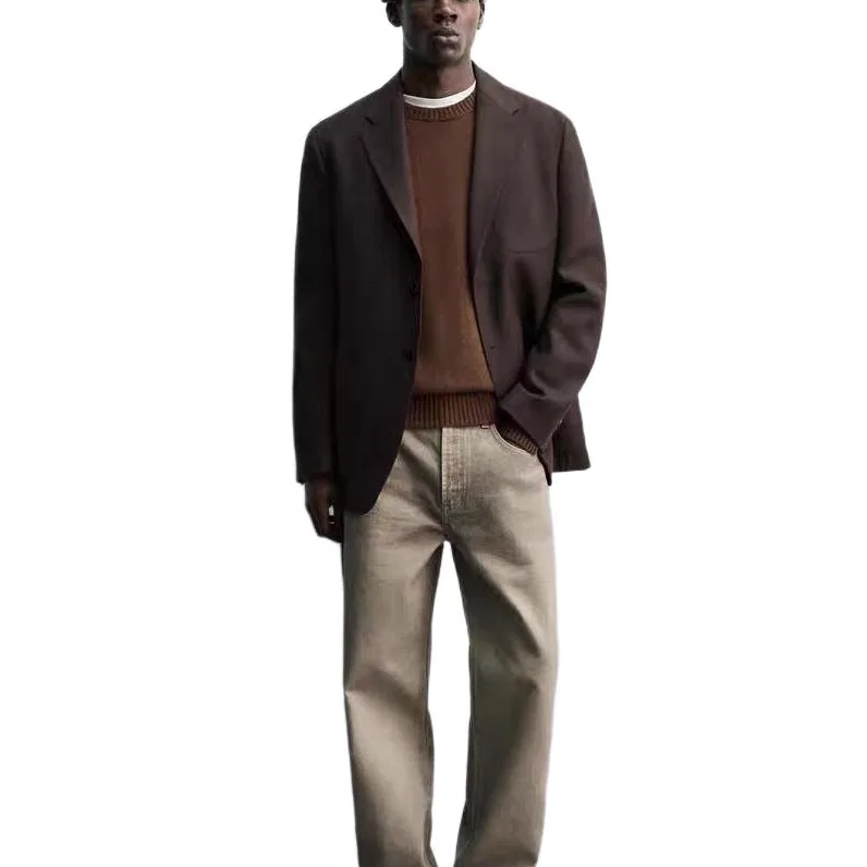 Мужской костюм Chocolate ZARA — фото 3