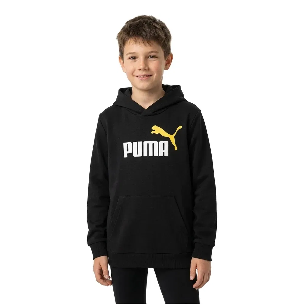 Худи с логотипом Puma Ess 2 Color Nº1 Puma, черный — фото 3