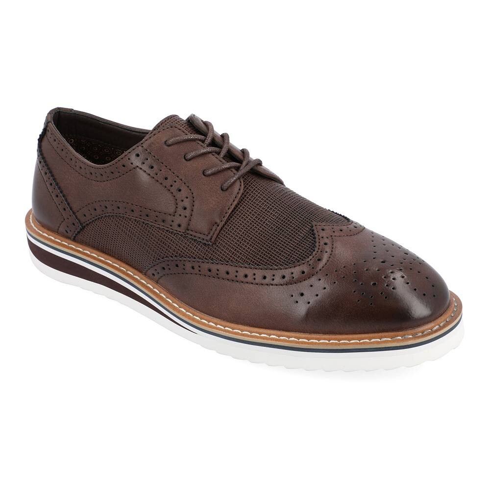 

Мужские туфли дерби Vance Co. Warrick с крылышками, цвет Chocolate