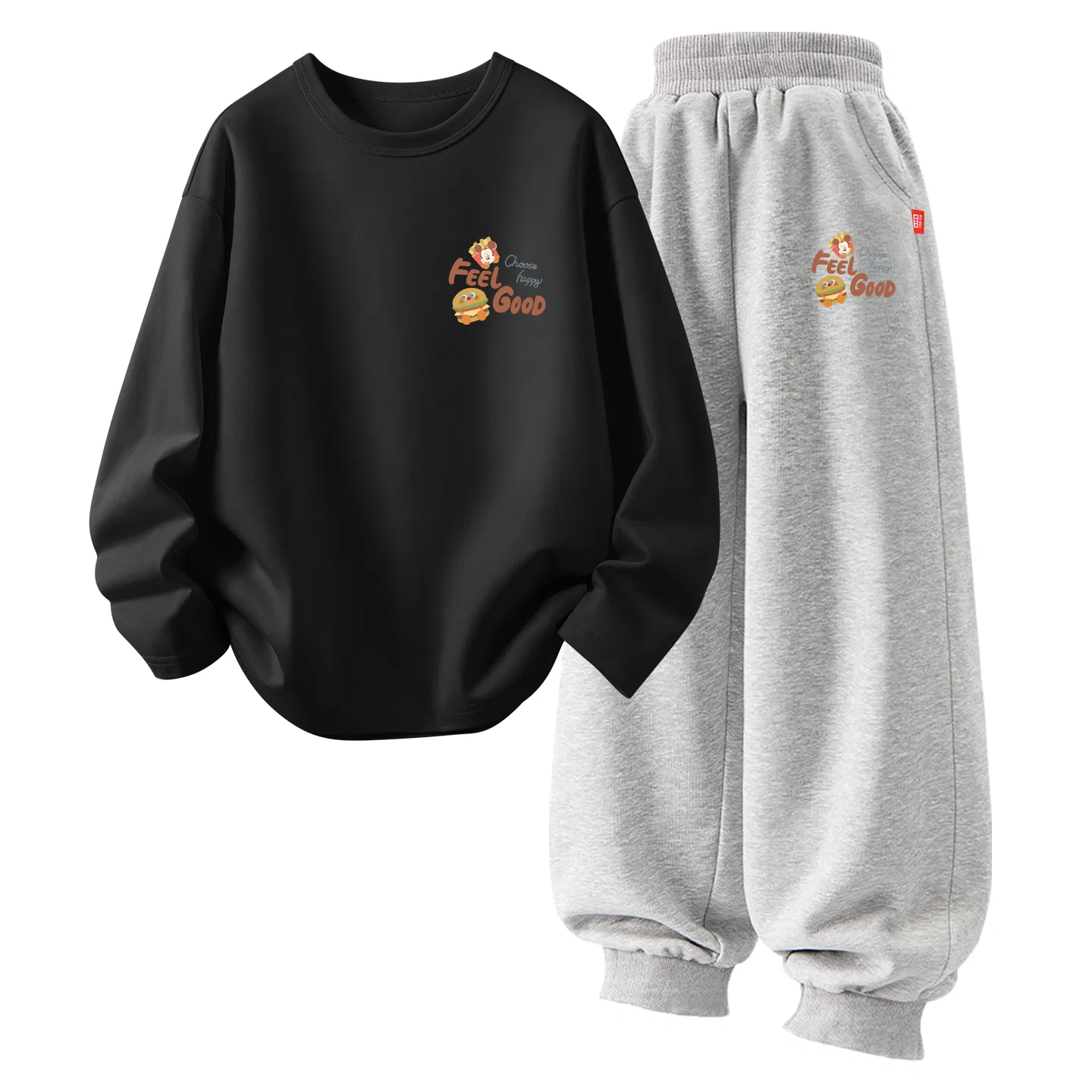 Детский спортивный комплект с круглым вырезом Diyou K Black+Diyou K Gray Disney, Diyou K Black+Diyou K Gray