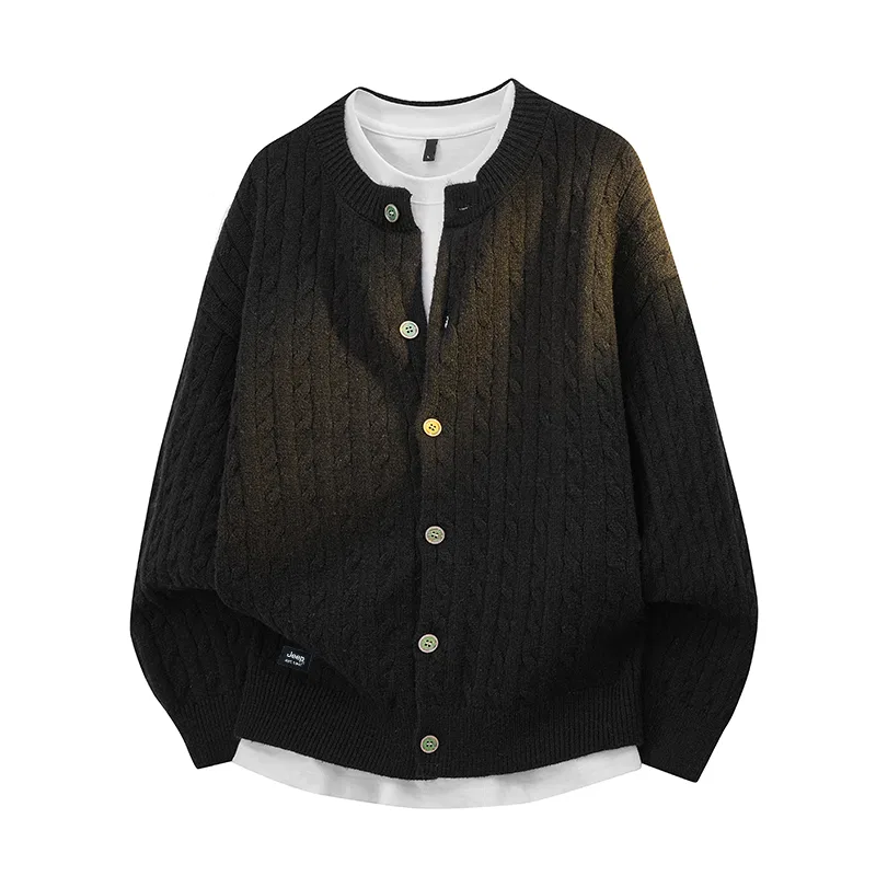Детский утепленный кардиган с воротником-стойкой Jeep, Warm Black