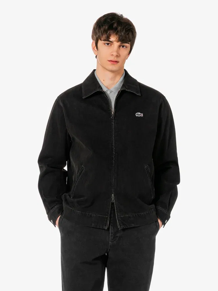 Куртка джинсовая JP Denim Zip Jacket LACOSTE, Black
