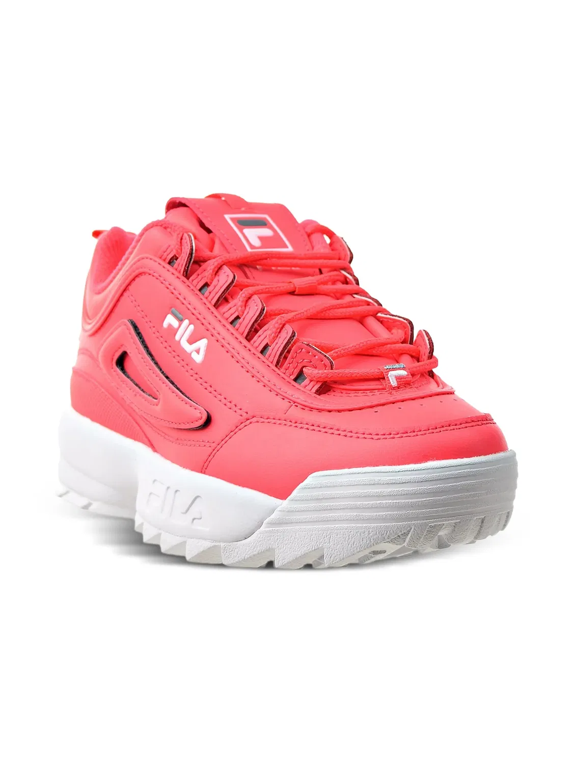 Кроссовки Disruptor II Logo Reveal Pink/White Fila Kids, розовый