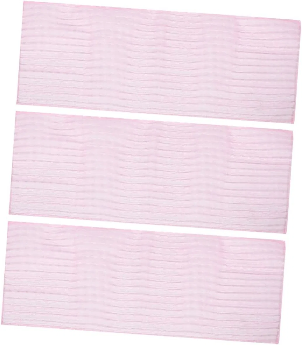 Эксфолиирующее тело полотенце, нейлон, VICASKY, 3 шт, Pink