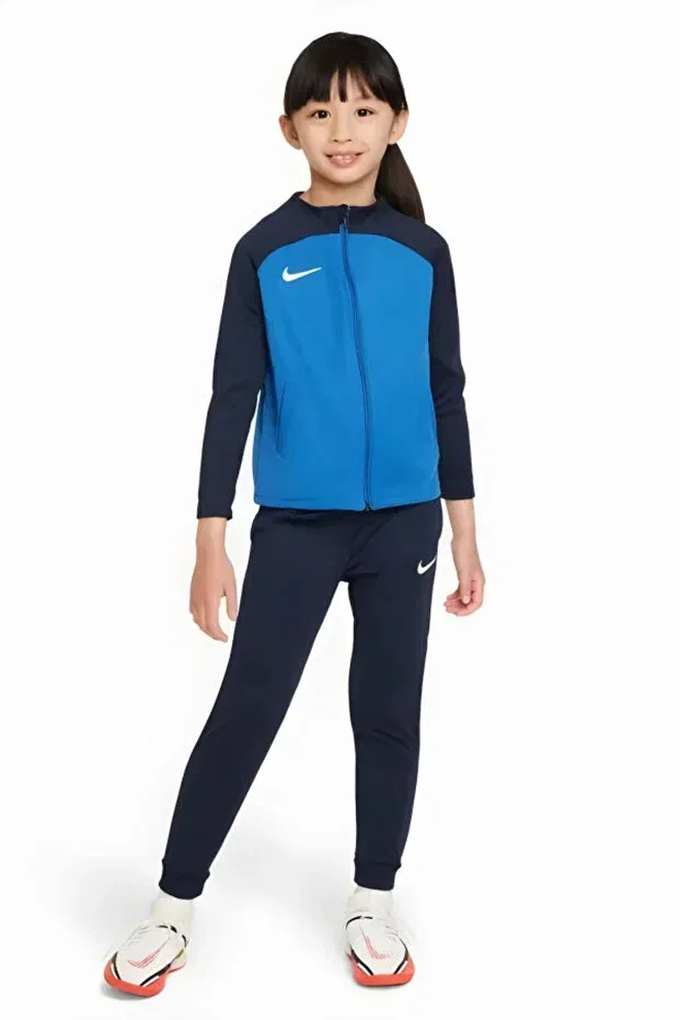 Детский спортивный костюм для девочек с длинным рукавом Nike, Blue - Navy Blue