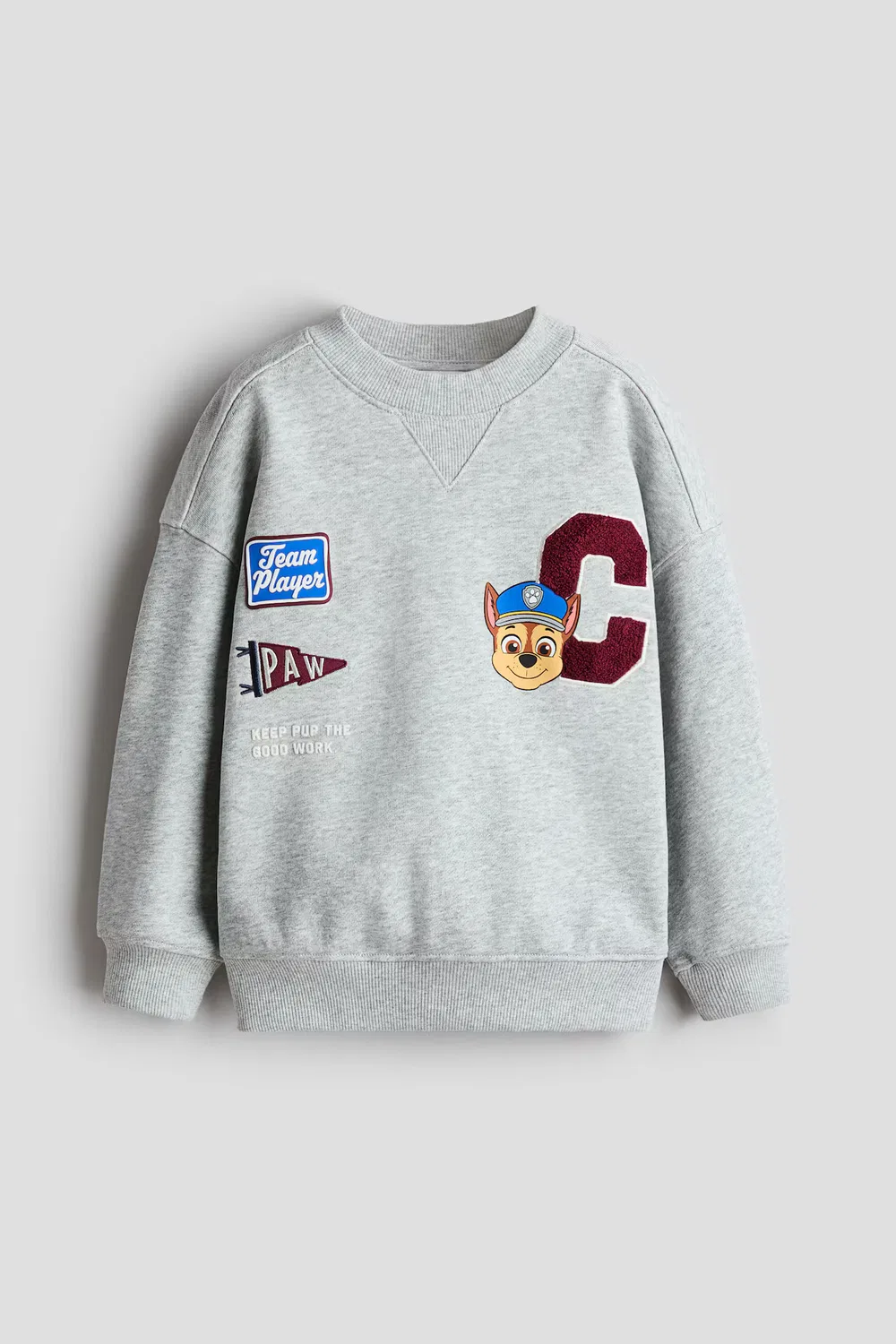 Толстовка с аппликациями H&M, Graumeliert/Paw Patrol
