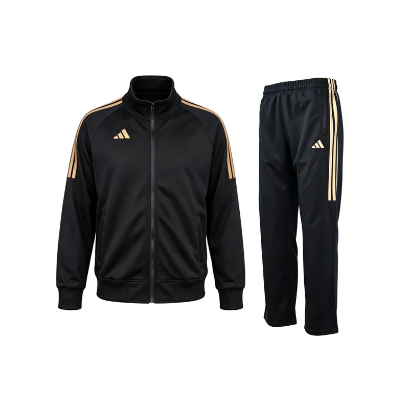 Детский спортивный комплект Adidas Kids Casual Sportswear Sets, Black/Gold