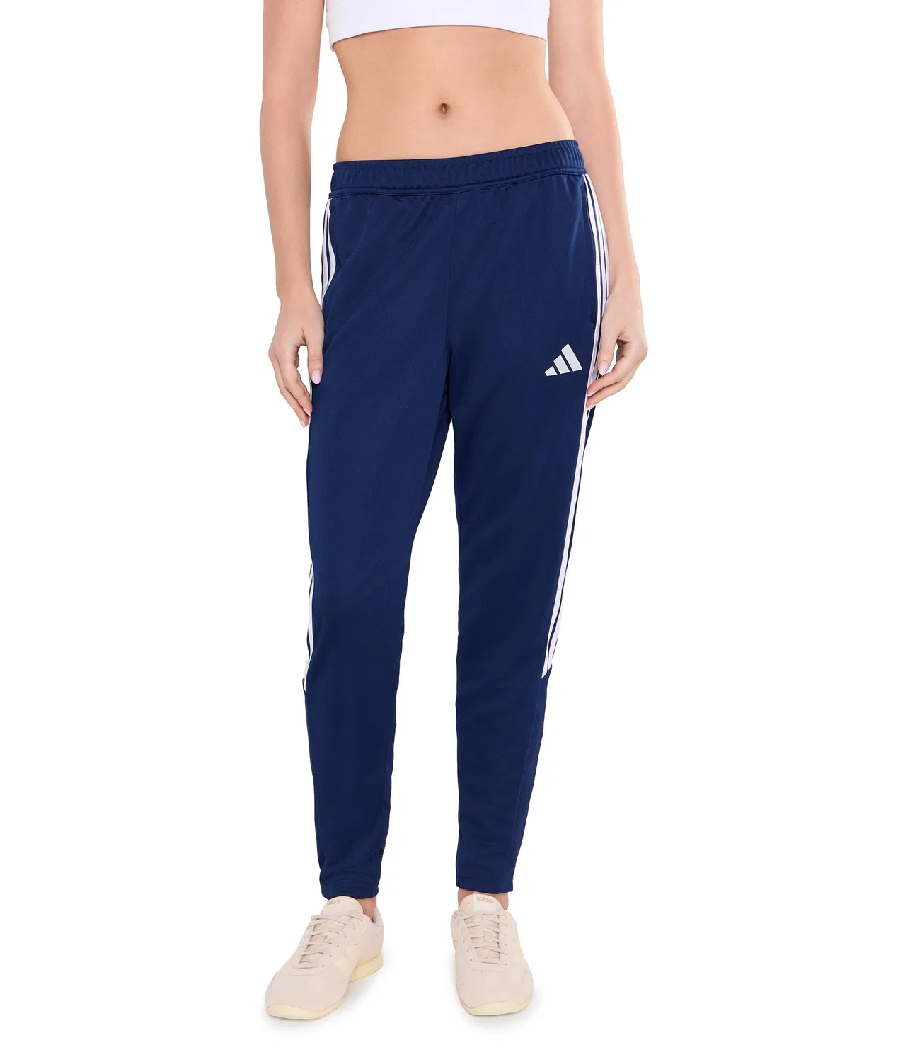 Брюки тренировочные Tiro 26 League Training Pants Adidas, Team Navy Blue/White