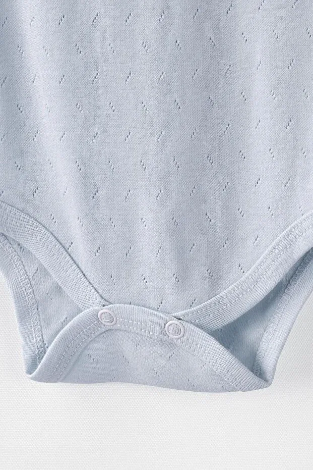 Детское боди из хлопка без рукавов Tiffany, Blue — фото 2
