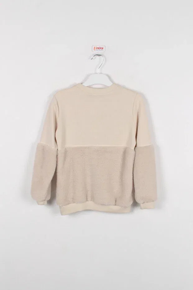 Детское полуплюшевое платье-свитшот для девочек Incity, Beige — фото 3