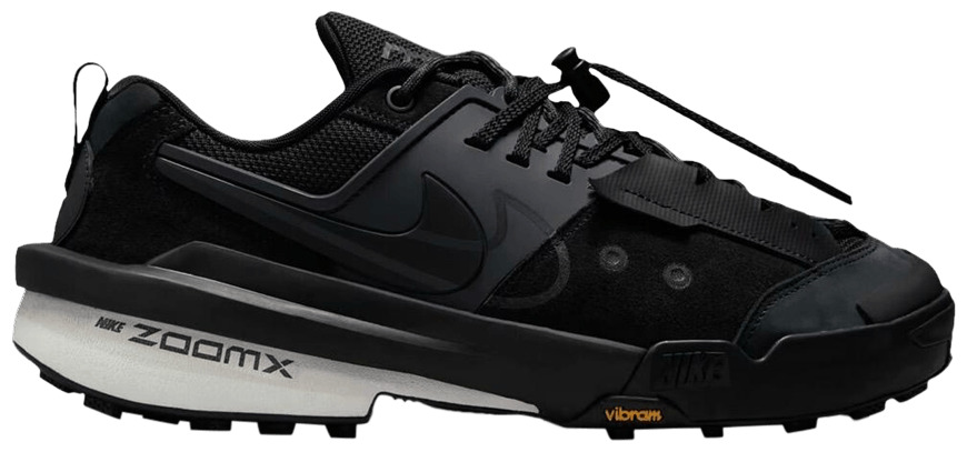 

Кроссовки Nike sacai x Zegamadome 'Black', черный