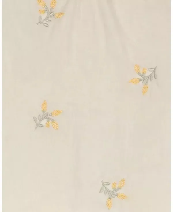 Детский комплект для девочек с цветочным принтом Looms Holland Collection Ely'S & Co., Ivory — фото 2