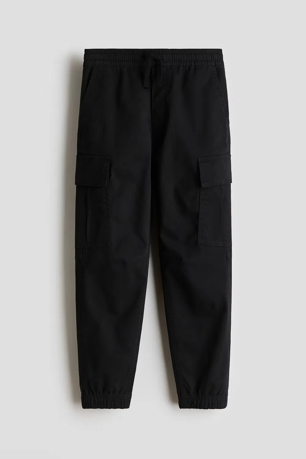 Хлопковые спортивные брюки-карго H&M, Schwarz