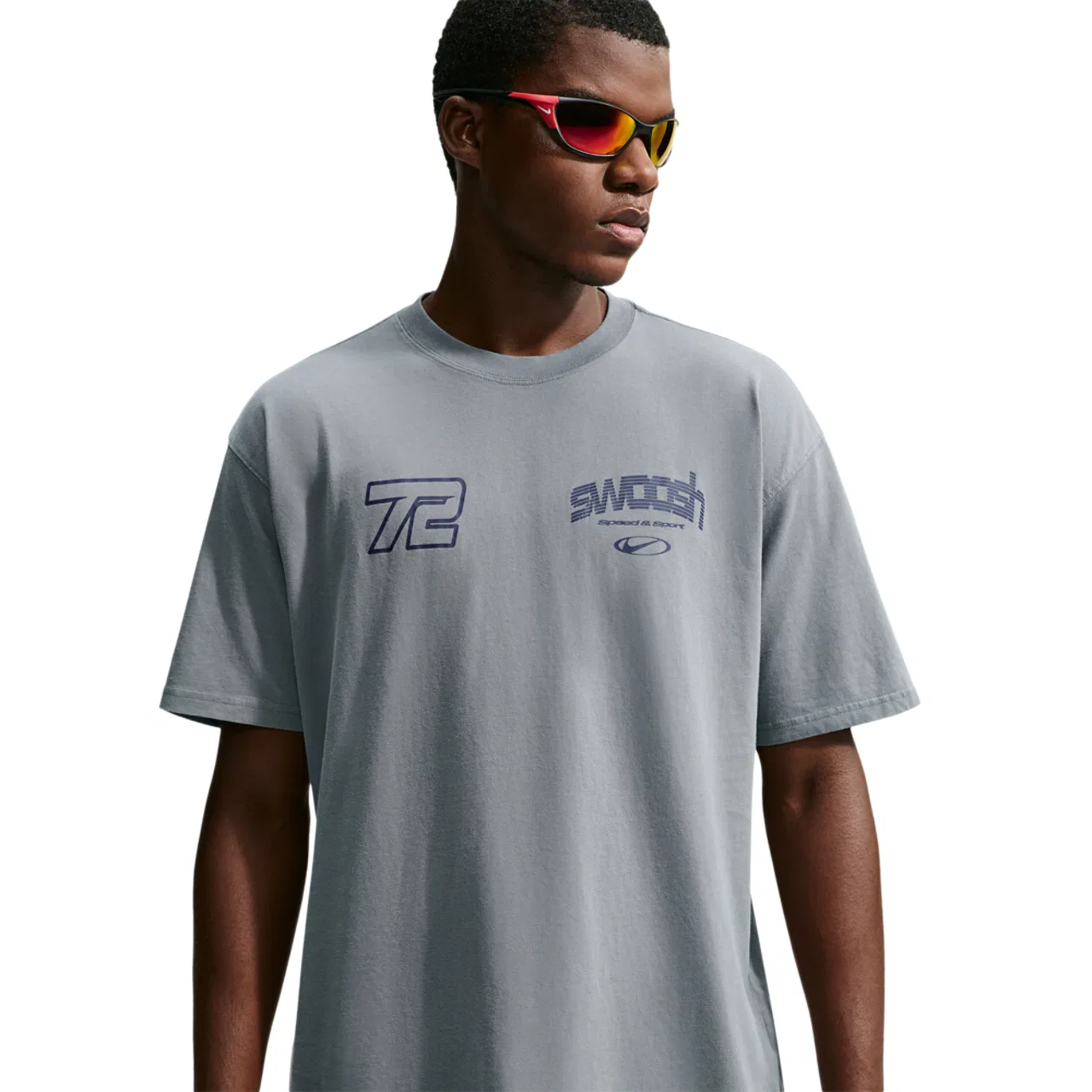 Мужская футболка с принтом Speed & Sport Nike, Smoke Grey