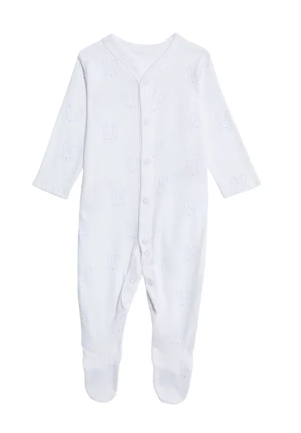 Комбинезон хлопковый 5Pk - sleep suit Marks & Spencer, lilac mix — фото 2