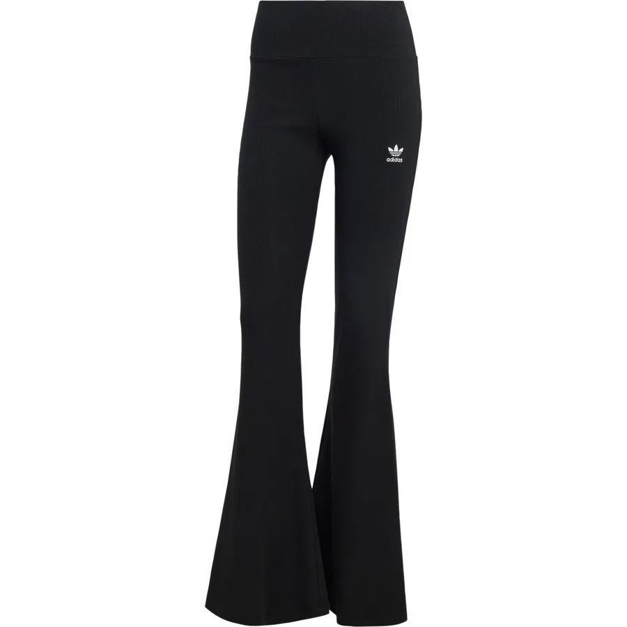 Спортивные леггинсы с расклешением Essentials Rib Flared adidas, Черный — фото 2