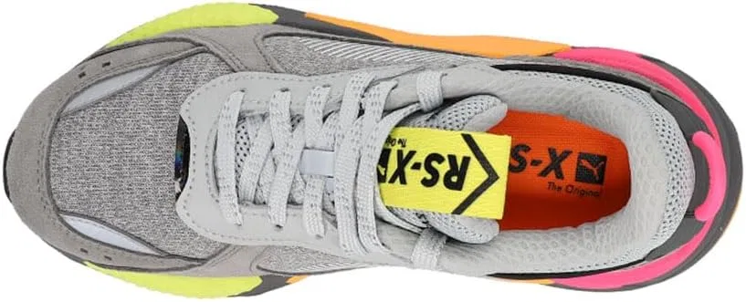 Детские кроссовки для мальчиков с принтом Rs X Highlighter PUMA, Grey — фото 4