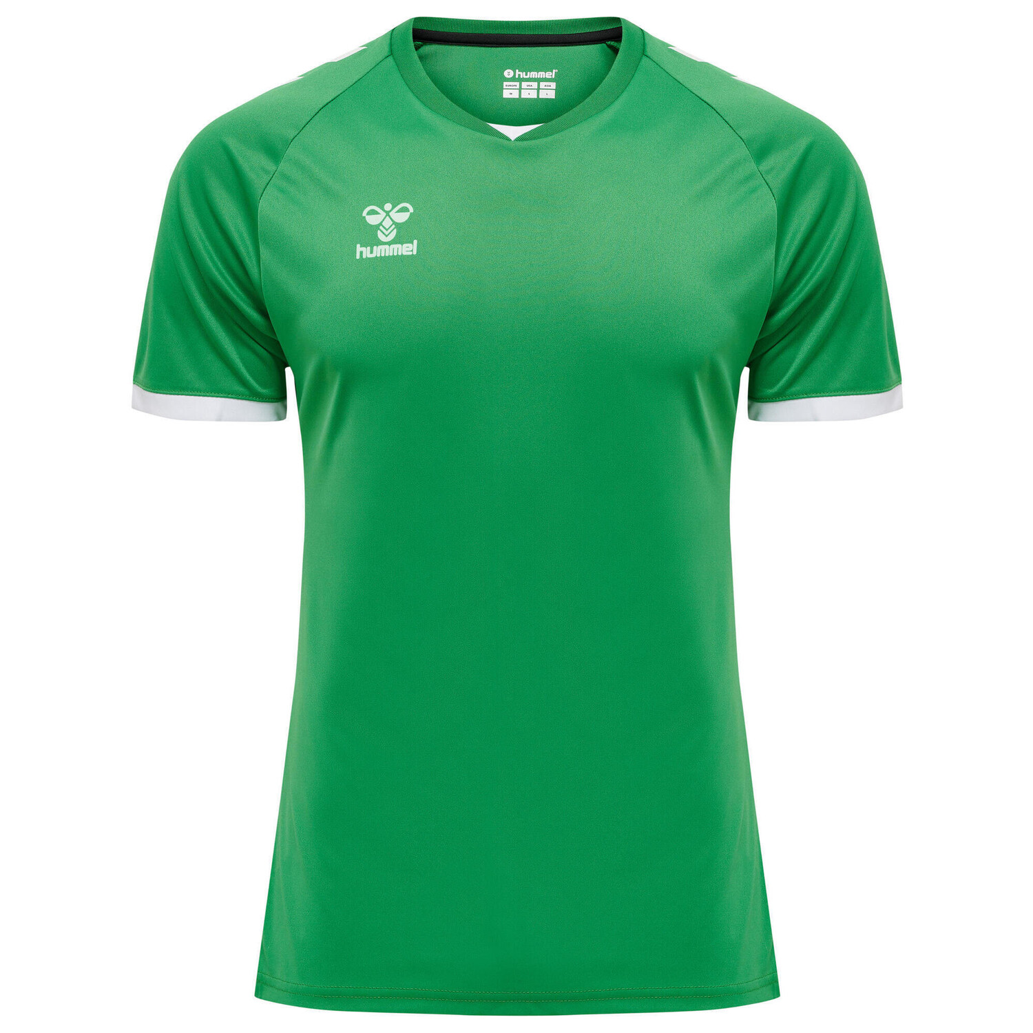 

Футболка Hmlcore Volley Tee S/S унисекс HUMMEL, изумрудно-зеленый/белый