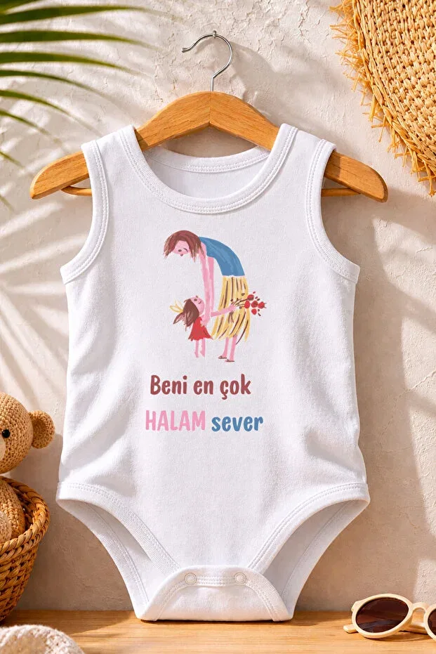 Детское боди для новорожденных хлопковое Hala themed baby bodysuit Pamuk Saray, Off White