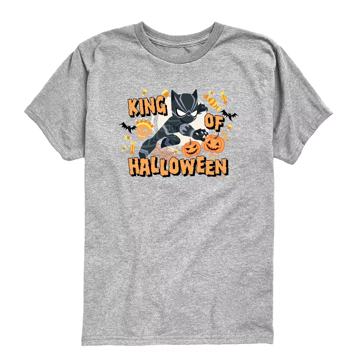 Детская футболка для мальчиков с принтом Black Panther King Of Halloween, Black Panther, Royal Blue