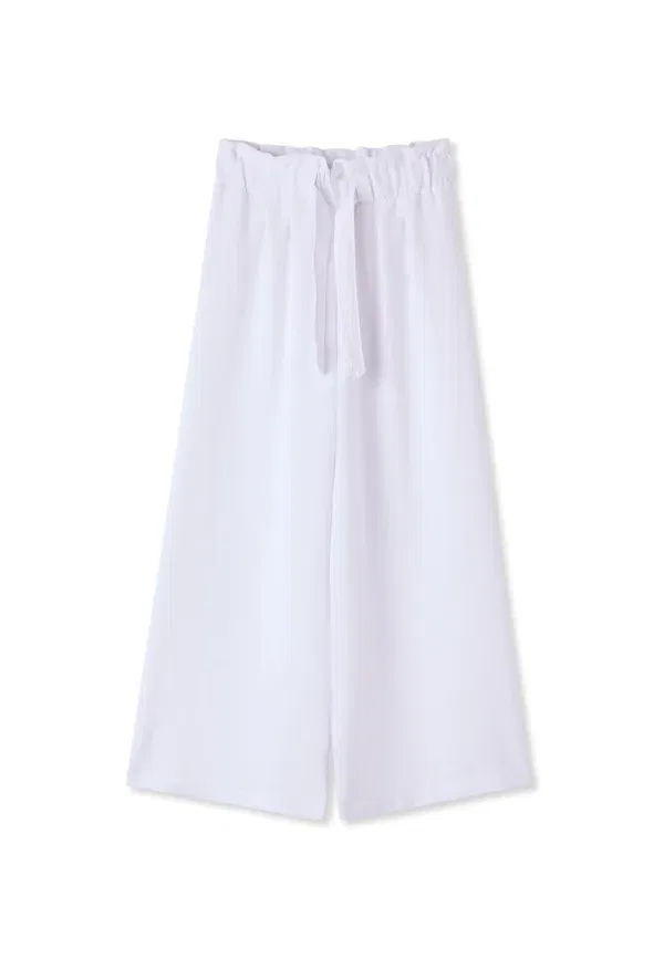 Брюки из полиэстера Pantalone lungo tinta unita Terranova, Bianco Ottico, белый