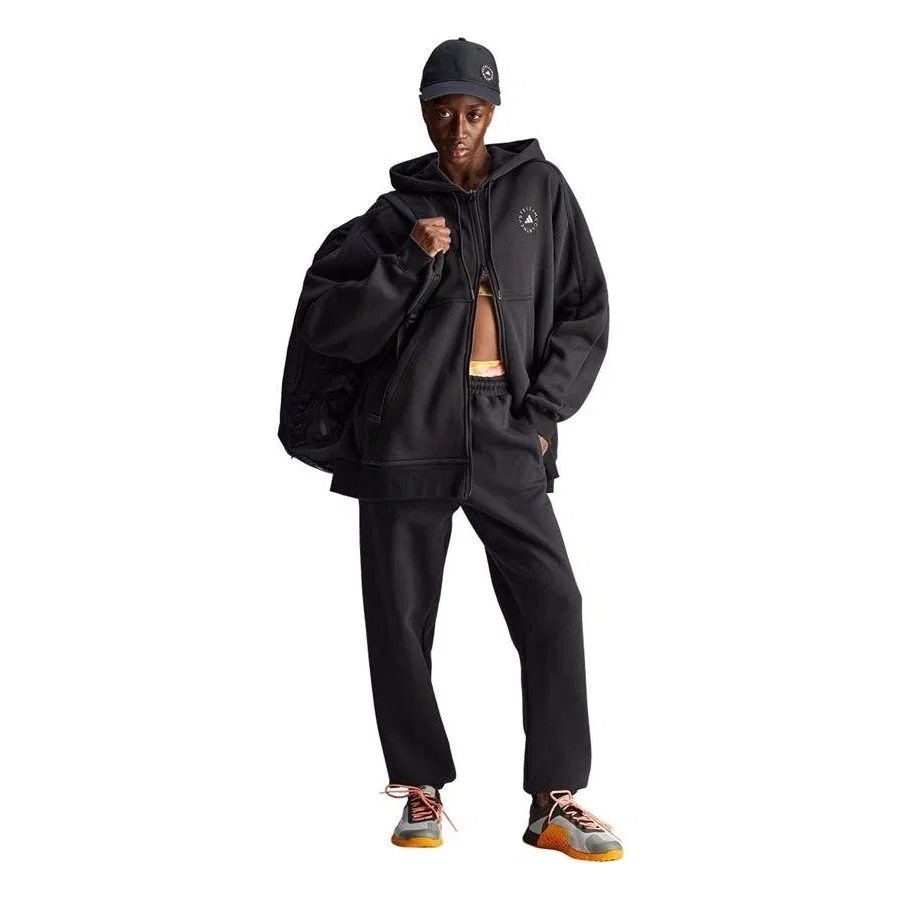 Женские спортивные брюки свободного кроя adidas aSMC LOOSE SP IW6320, Черный — фото 3