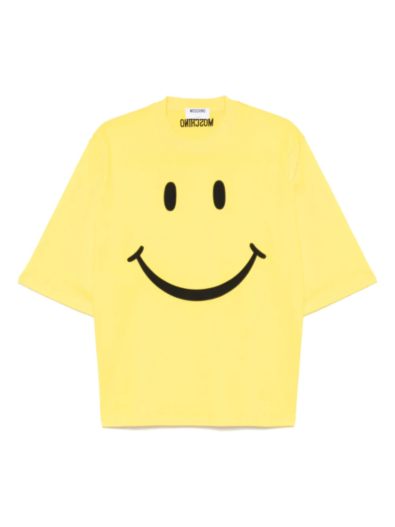 

Футболка с принтом Moschino, желтый