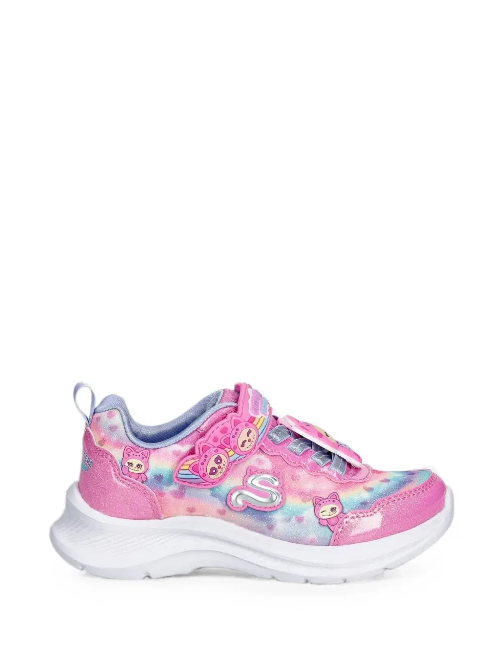 Кроссовки с блестящим эффектом Skechers, розовый — фото 2